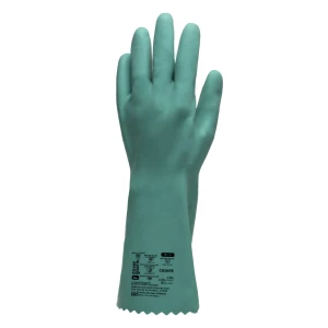 EUROCHEM NI550, poly cot. lin. gloves, nitrile, 35cm, S.