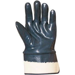 EUROSTRONG 9650 blue full dble nit gloves, cuff,qlty, S.