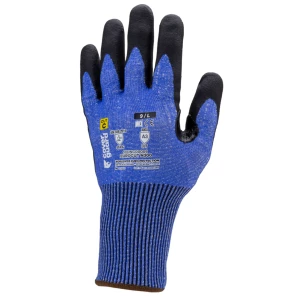 EUROCUT N300 CUT C gloves, blue blck nit foam, S.