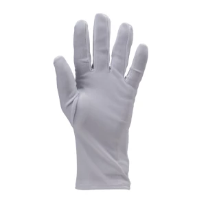 EUROLITE 4210, white PA sewn gloves 25, Straight 50D