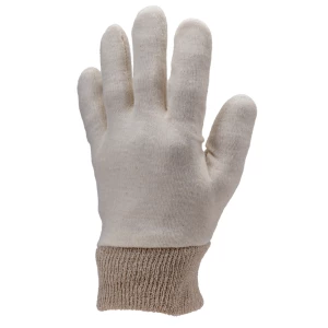 EUROLITE 4100 Cotton interlock gloves, knit wrist, 30gr, S.