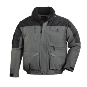 Jacket Multipockets RIPSTOP grey/black