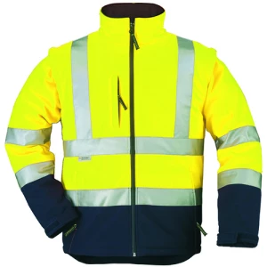 Jacket STATION yellow fluo navy