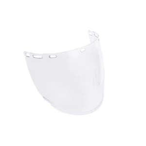 Face shield VISIFLEX Rounded ABS Clear