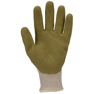 EUROHEAT GREEN gloves, white recyc cot/PE latex *CAR*, S.