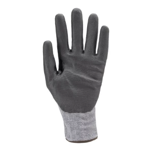 EUROCUT P600 CUT F gloves, grey blck PU, crotch, S.