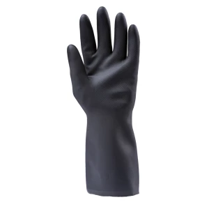 EUROCHEM 5310 blck neoprene gloves, cot. flocked, 31cm, S.