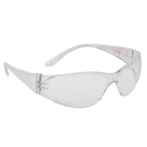 POKELUX safety glasses, clear frame and lens, anti fog