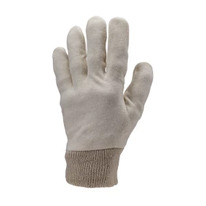 EUROLITE 4110 Cotton interlock gloves, knit wrist, 40gr, S.