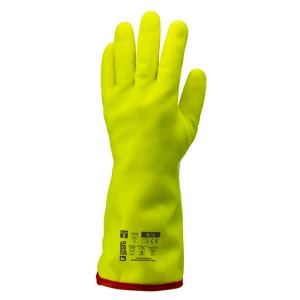 EUROWINTER F110 gloves, full PVC coating, liner, 35cm, S.