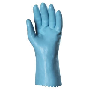 EUROCHEM L5210, Cotton +Blue nat latex gloves, 30cm, S.