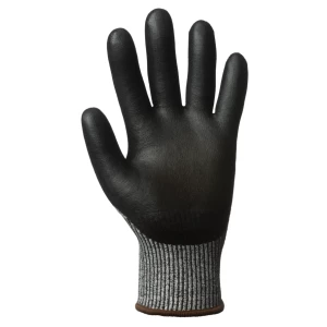 EUROCUT N560 CUT D gloves, grey black nit palm, S.