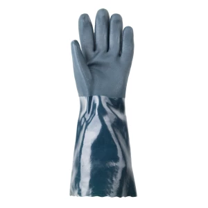 EUROCHEM 3720 gloves, Green PVC full coating, 40cm, S.