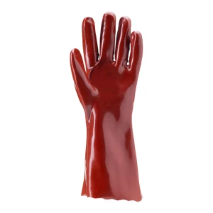 EUROCHEM 3510 gloves, cot. +Red PVC full coating, 36cm, S.
