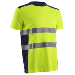 NEKKI T-shirt Short Sleeves Yellow HV Navy