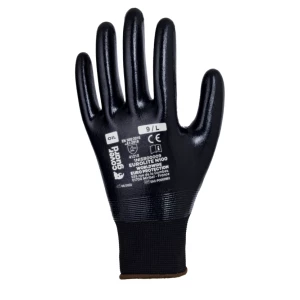 Gloves EUROLITE N100, Bk polyester, G15, full bk nit, S