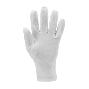 EUROLITE 4150 white cotton gloves, hemmed/Fourchette, S.
