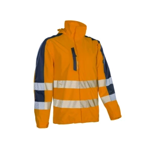 HOTARU Softshell jacket Orange HV Navy
