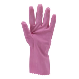 EURODIP 5020 nat. Latex gloves, household standard pink, S.