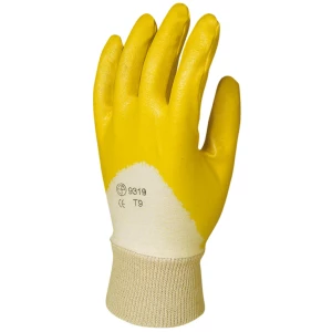 EUROSTRONG 9320 Yellow nitrile gloves, standard qlty, S.