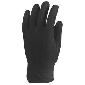 EUROLITE 4180, black cot gloves, mini-dots, hem/fourch, S.9