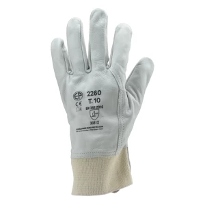 EUROSTRONG 2260 grain cow leather gloves, pulse guard, S.