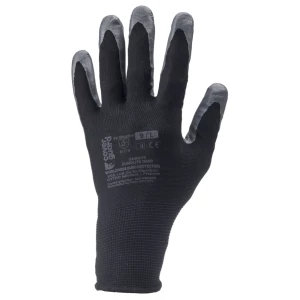 EUROLITE 1NIBB gloves, grey smooth nit palm, S.