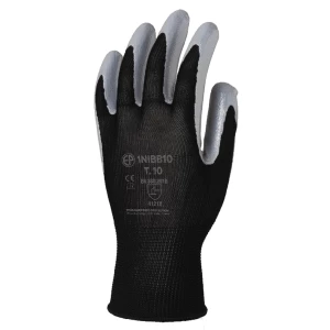 EUROLITE 1NIBB gloves, grey smooth nit palm*CAR*, S.