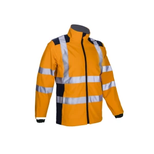 KANPA Softshell jacket Orange HV Navy
