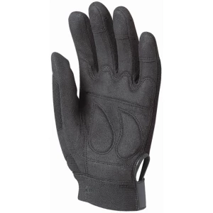 EUROSTRONG 930 blck synth. gloves, padded palm, velcro, S.
