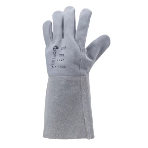 EUROWELD 2515 cow split gloves, 15cm split cuff, pulse, S.