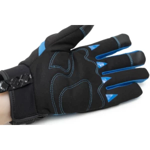 EUROWINTER MX100 COLD 3, mechanic gloves, black blue, S.