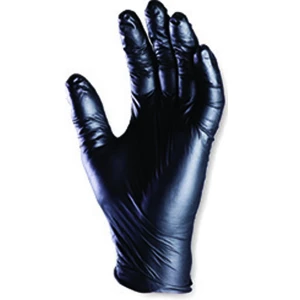 EURO-ONE 5930 box 100 black nitrile gloves, powder-free, S.