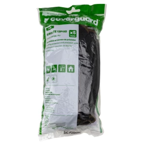 EUROLITE 13P110 blck polyester gloves, black PU, *CAR*, S.