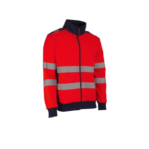 GOKKAN Thermal jacket Red HV Navy