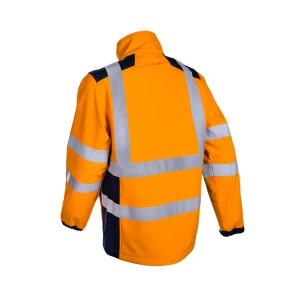 KANPA Softshell jacket Orange HV Navy