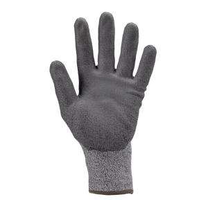 EUROCUT 1CRAG grey CUT C gloves, grey PU coated, 13G, S.