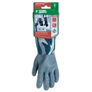 EUROCHEM 3740 Green PVC gloves, 40 cm, *CAR*, S.
