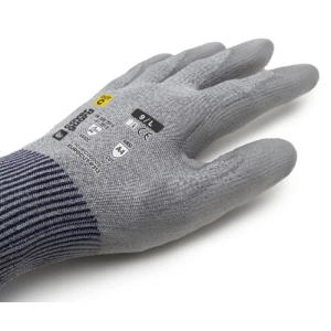 EUROCUT P313 CUT C gloves, grey PU, comfort, S.