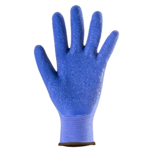 EUROSTRONG SG850L gloves, blue latex coating, S.