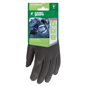 EUROSTRONG 930 gloves, blck synthetic, velcro*CAR*, S.