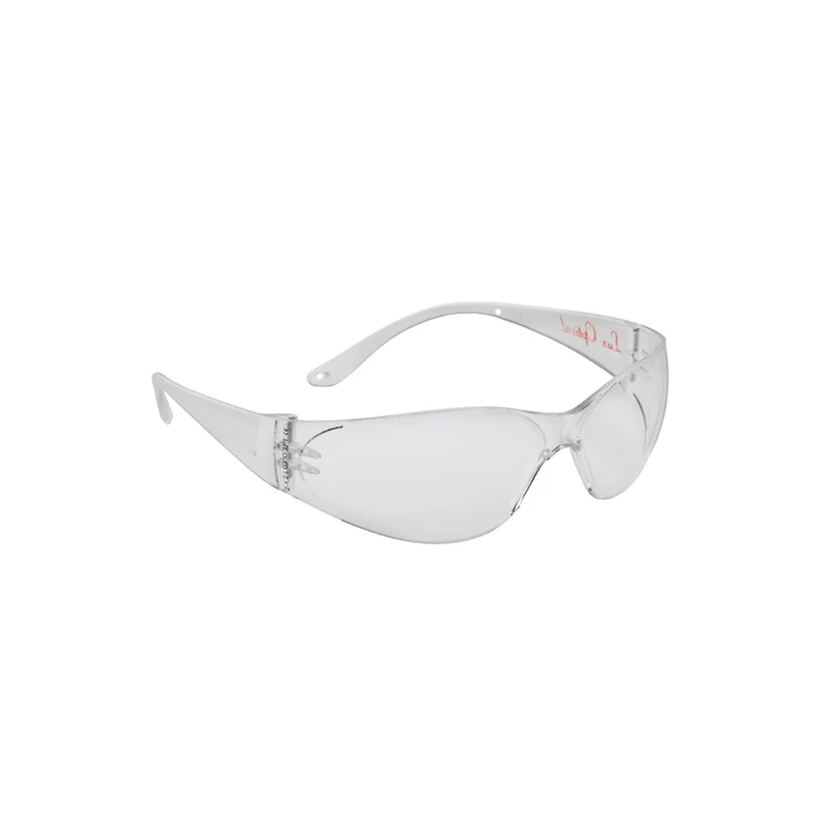 POKELUX safety glasses, clear frame and lens, anti fog