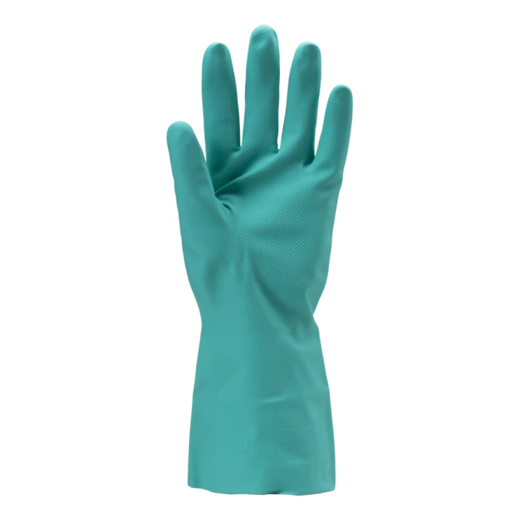 EUROCHEM 5520 Green nitrile gloves 0,38 mm thick, S.