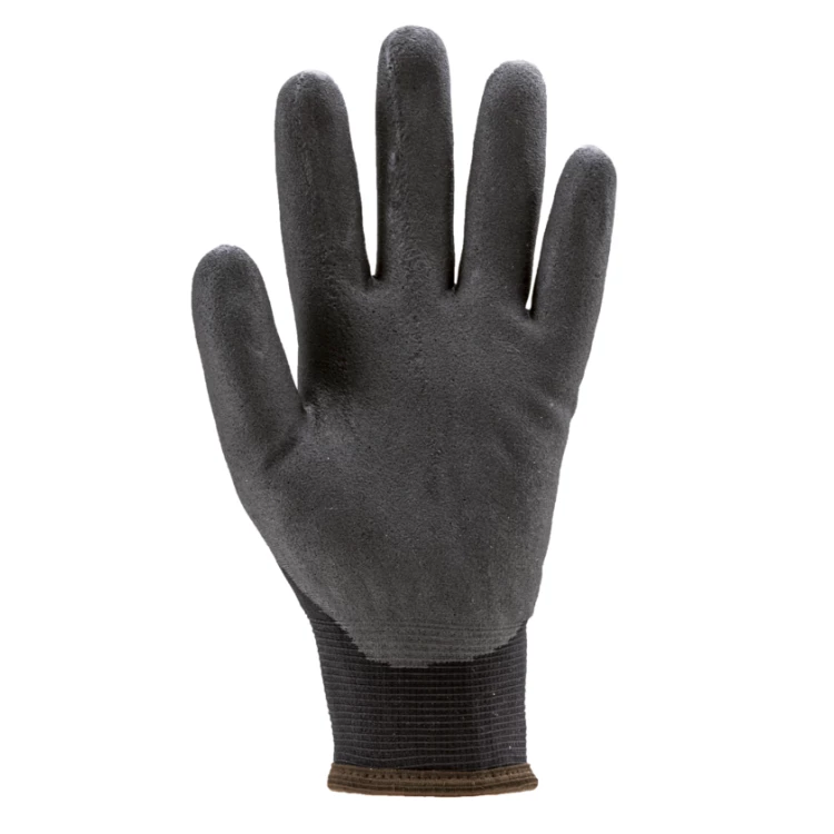 EURO-ICE 6630 COLD 2, blck nylon gloves, 3/4 PVC foam, S.
