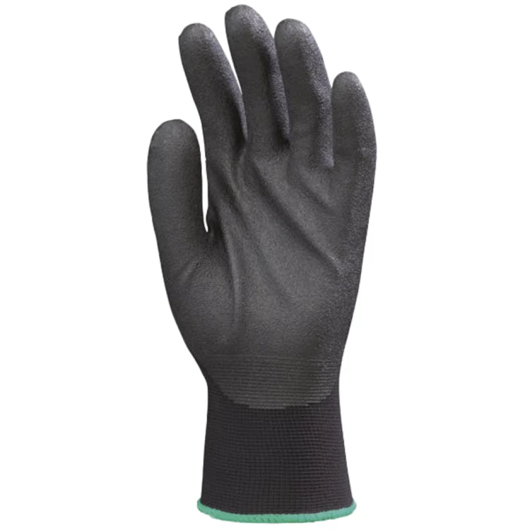 EUROLITE 6640, blck nylon gloves, black PVC foam *CAR*, S.