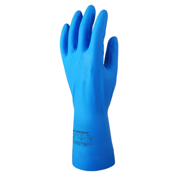 EUROCHEM 5560 Blue nitrile gloves, 0,22mm, no support, S.