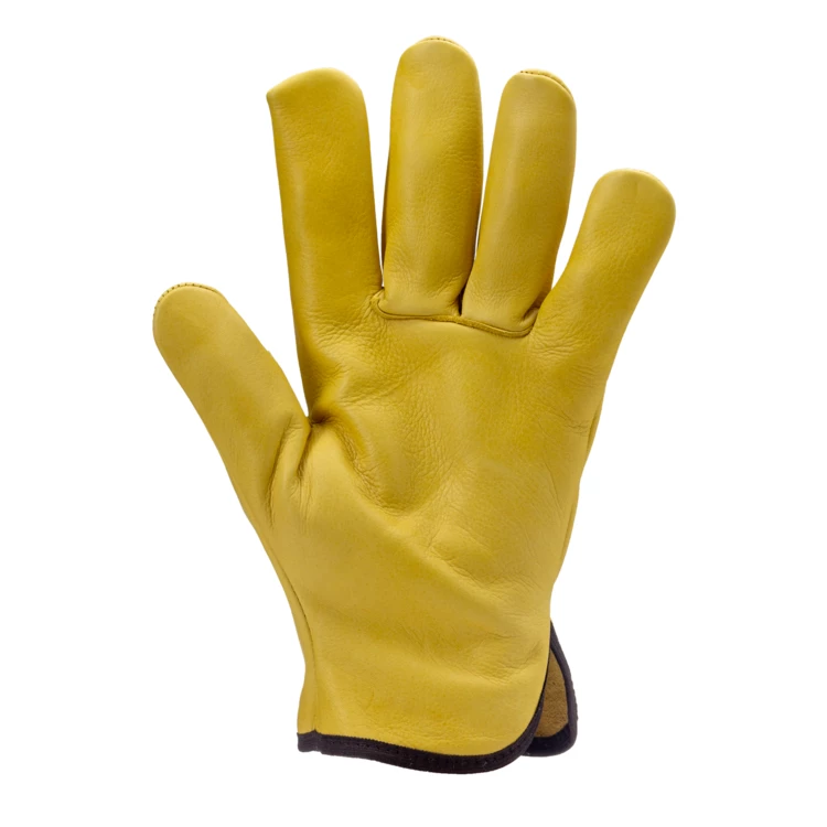 EUROSTRONG 2230 Full yellow grain cow leather gloves, S.