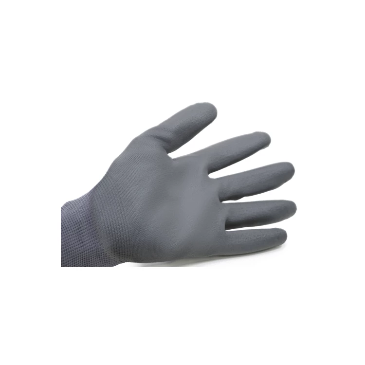 EUROLITE P500 gloves, grey polyamide, grey PU palm, S.