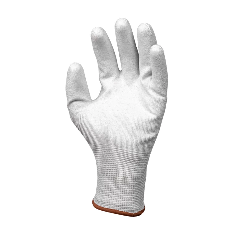 EUROLITE EST90 gloves, polyester, carbon, PU plam, S.