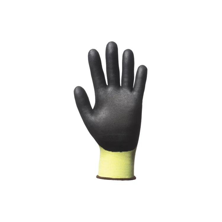 EUROCUT N318HVC CUT B gloves, yel blck nit palm, S.